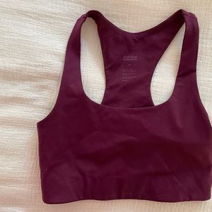 Girlfriend Collective Paloma Racerback in Plum
